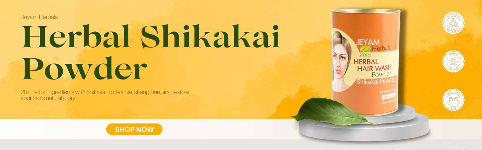 herbal shikakai powders