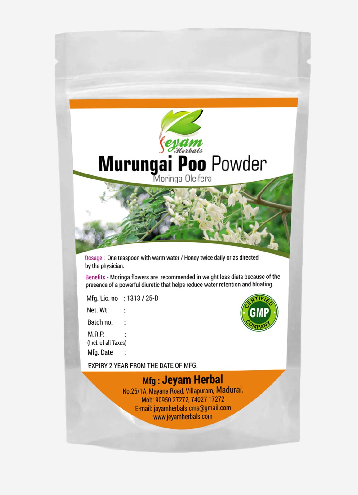 Murungai Poo Powder