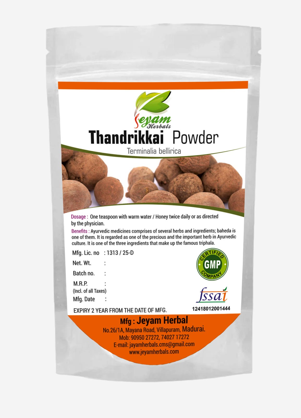 Thandrikai Powder