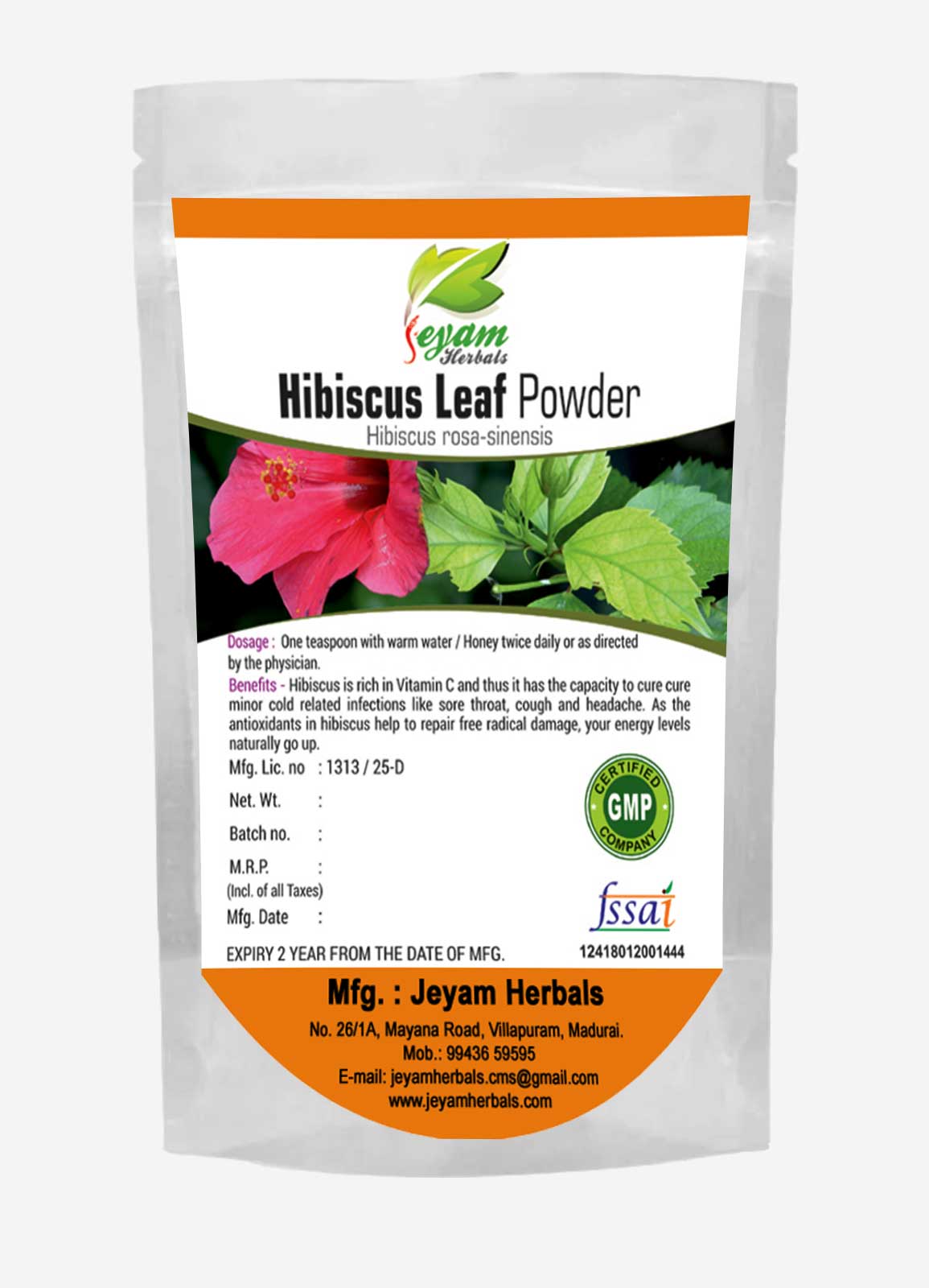 Hibiscus Leaf Powder