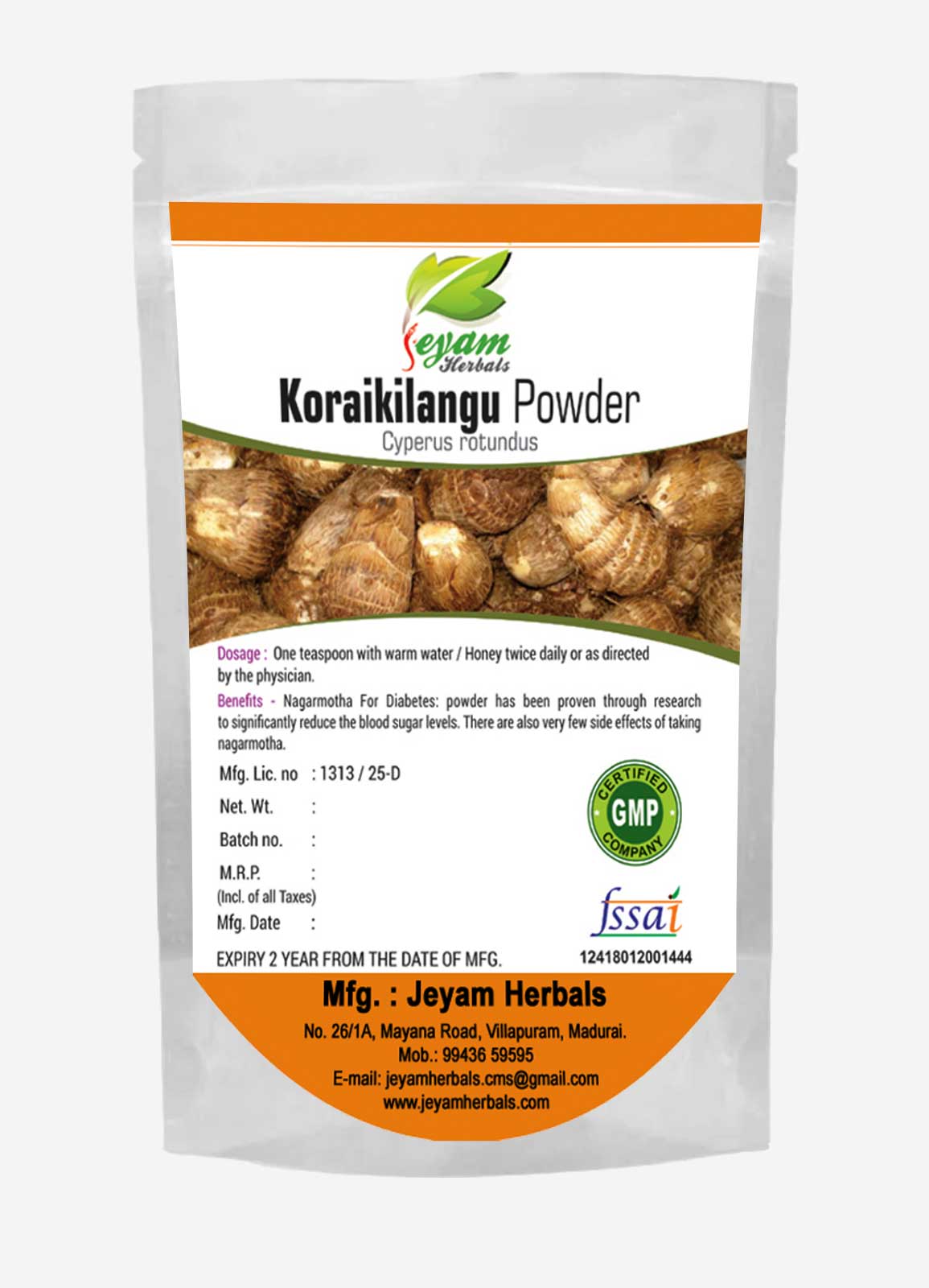 Korai Kizhangu Powder