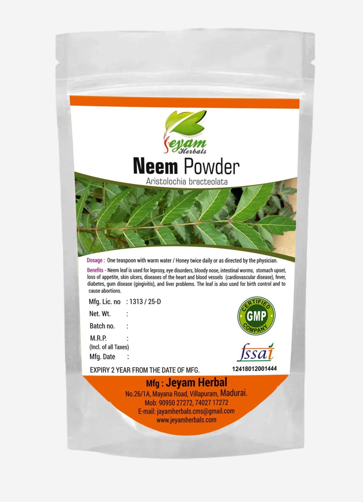 Neem Leaf Powder