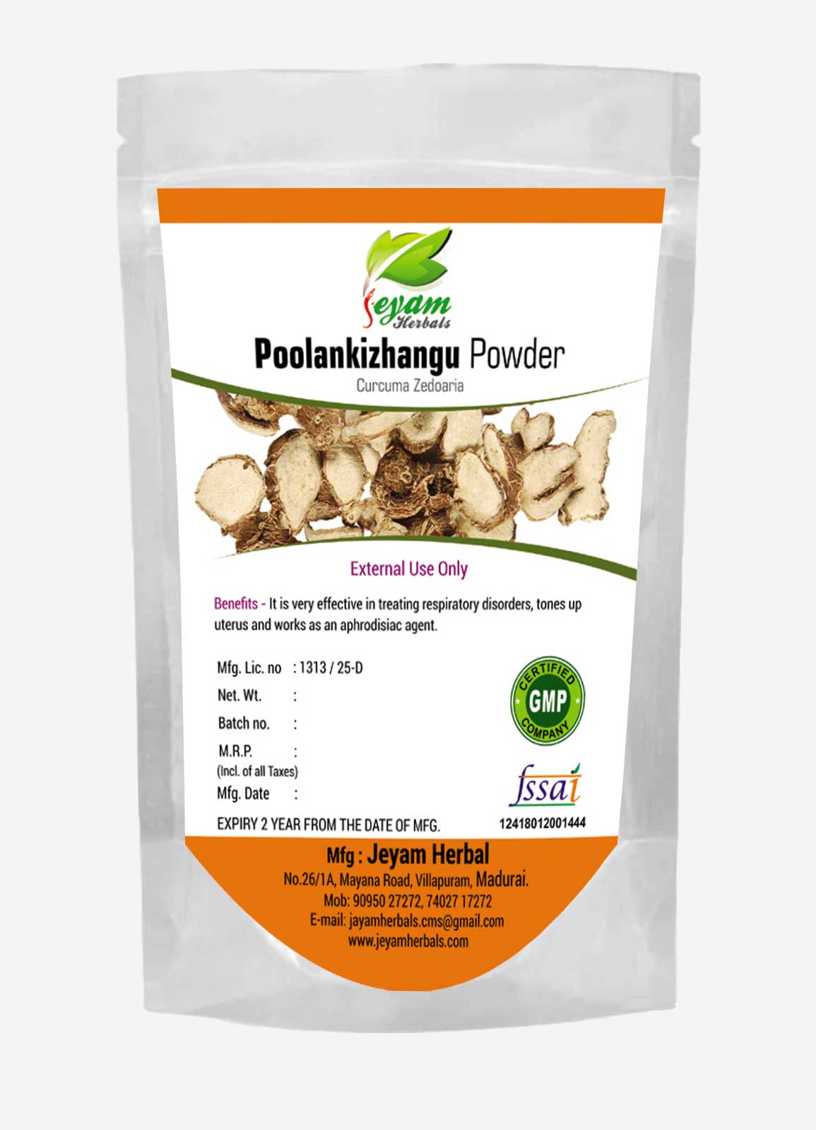 Poolankizhangu Powder